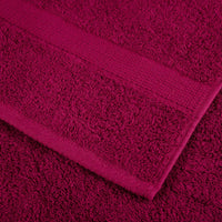 Toalhas de rosto premium SOLUND 4 peças Bordeaux 30x30 cm 600 g/m²