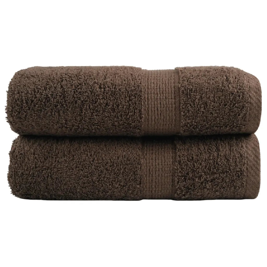 Toalhas de bidé premium SOLUND 2 pcs 30x50 cm 600 gsm castanho