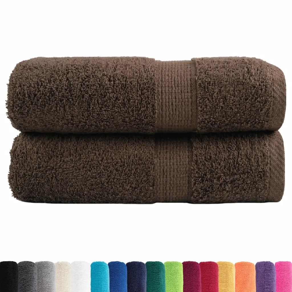 Toalhas de bidé premium SOLUND 2 pcs 30x50 cm 600 gsm castanho