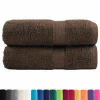 Toalhas de bidé premium SOLUND 2 pcs 30x50 cm 600 gsm castanho
