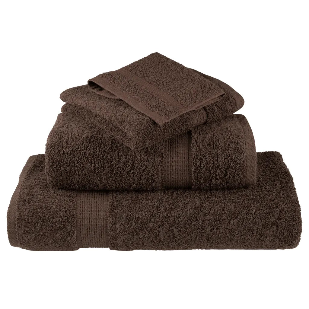 Toalhas de bidé premium SOLUND 2 pcs 30x50 cm 600 gsm castanho