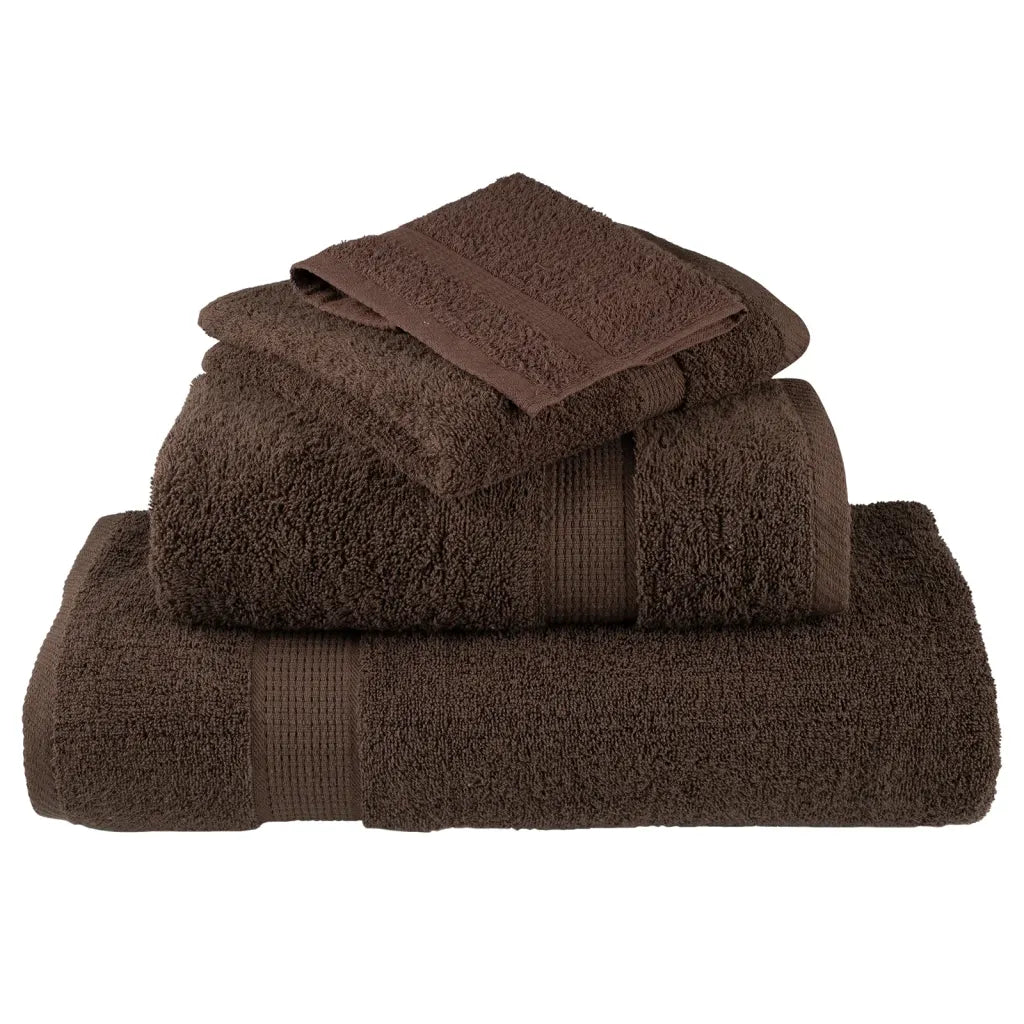 Toalhas de mãos premium SOLUND 2pcs 50x100 cm 600 gsm castanho