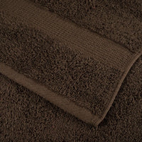 Toalhas de mãos premium SOLUND 2pcs 50x100 cm 600 gsm castanho
