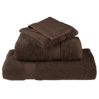 Toalhas de mãos premium SOLUND 4pcs 50x100 cm 600 gsm castanho