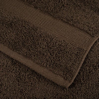 Toalhas de banho premium SOLUND 10pcs 70x140cm 600gsm castanho