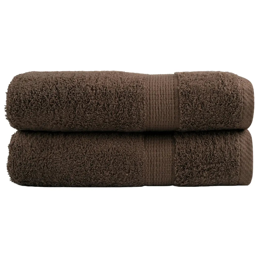 Toalhas de banho premium SOLUND 2pcs 100x150cm 600gsm castanho