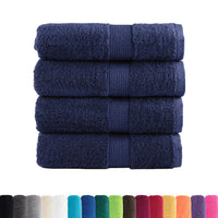 Toalhas de rosto premium SOLUND 4 unidades, -marinho, 30x30 cm, 600 g/m²