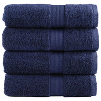 Toalhas bidé premium SOLUND 4pcs 30x50 cm 600 gsm -marinho