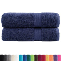 Toalhas mãos premium SOLUND 2pcs 50x100cm 600 gsm -marinho