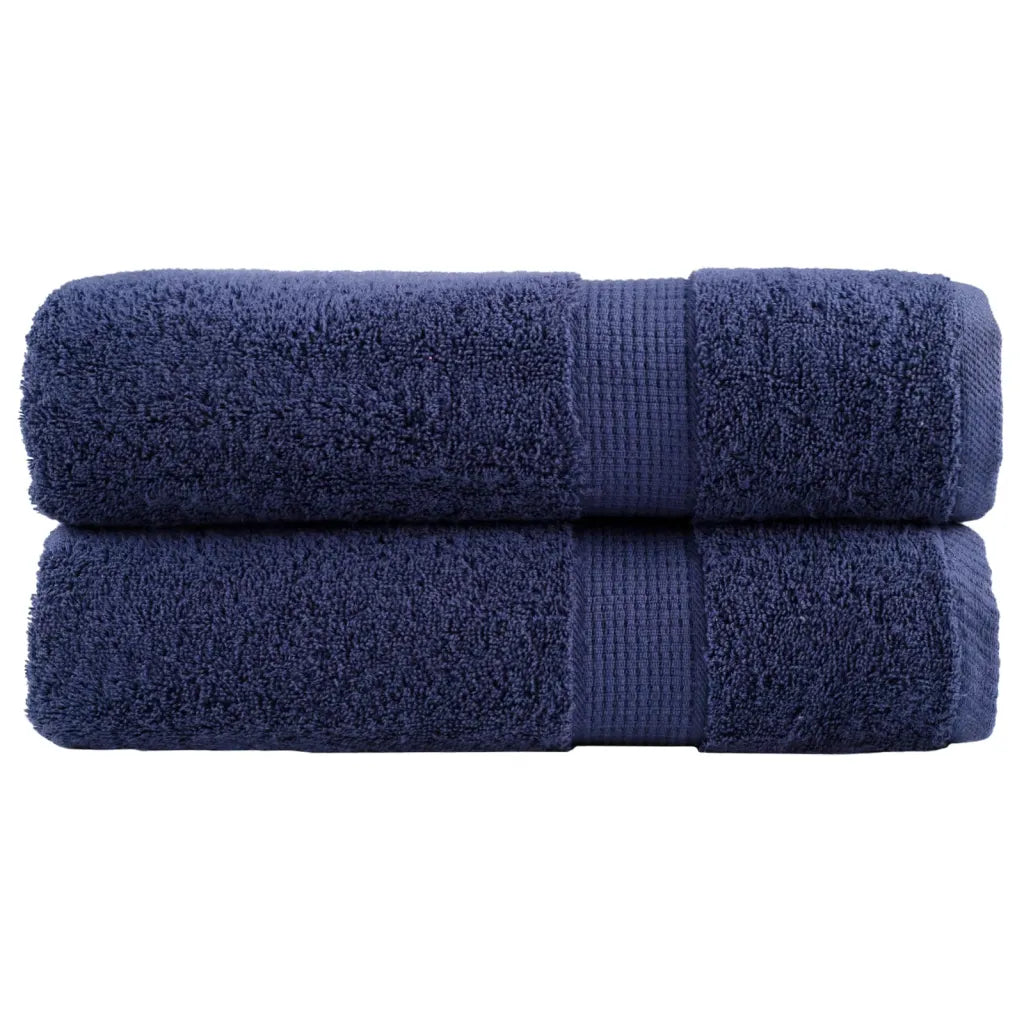 Toalhas banho premium SOLUND 2pcs 70x140cm 600gsm -marinho