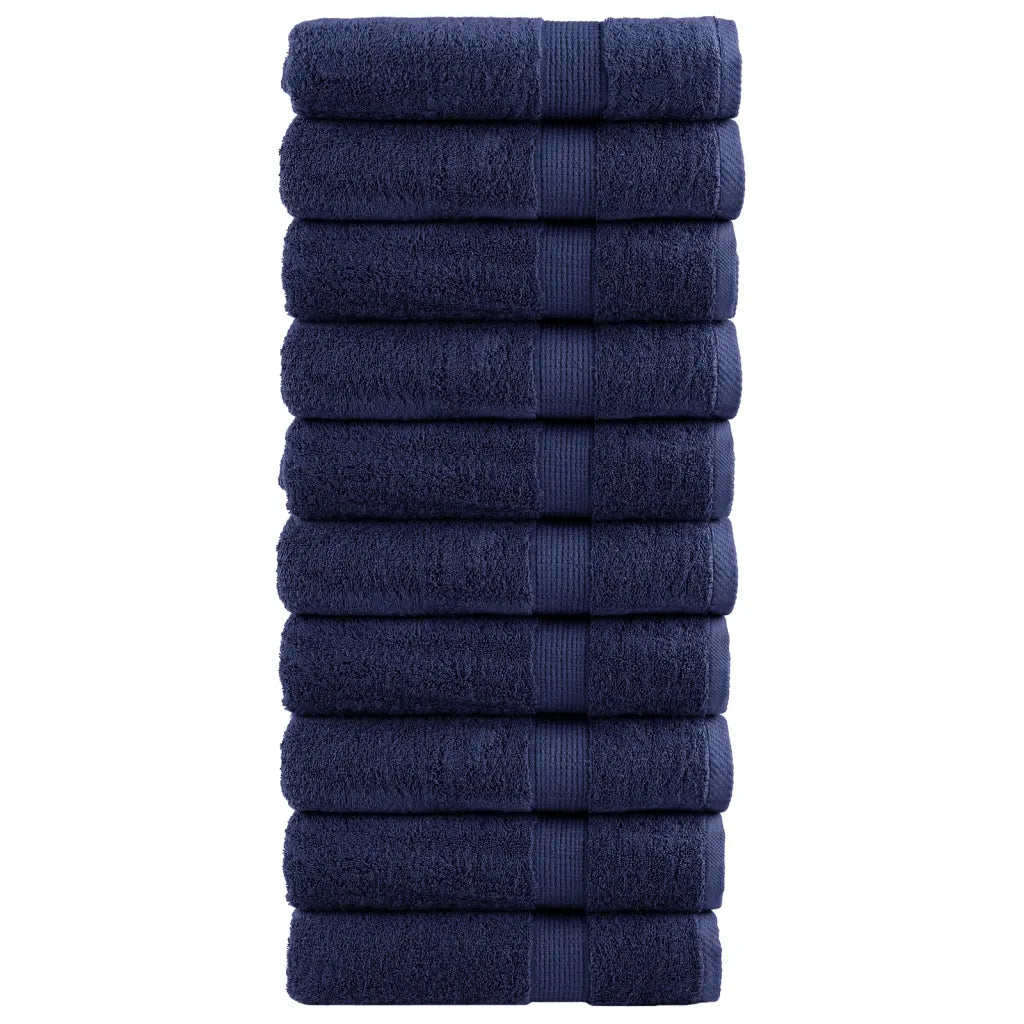 Toalhas de banho premium SOLUND 10 pcs 100x150 cm 600 gsm algodão