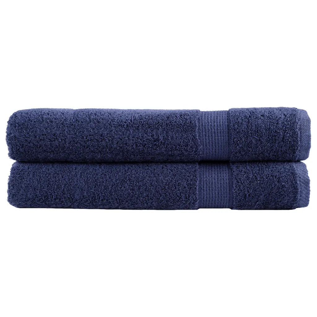 Toalhas premium SOLUND 2 pcs 100x200 cm 600 gsm -marinho