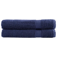 Toalhas premium SOLUND 2 pcs 100x200 cm 600 gsm -marinho