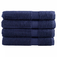 Toalhas premium SOLUND 4 pcs 100x200 cm 600 gsm -marinho