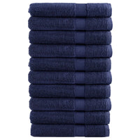 Toalhas premium SOLUND 10 pcs 100x200 cm 600 gsm -marinho