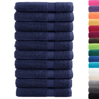 Toalhas premium SOLUND 10 pcs 100x200 cm 600 gsm -marinho