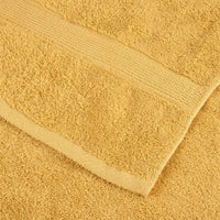 Toalha de Convidado SOLUND 2 pcs Ouro  550 gsm