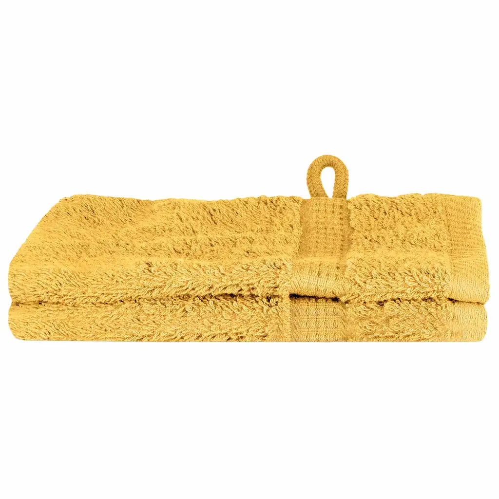 Toalha de Convidado SOLUND 2 pcs Ouro  550 gsm