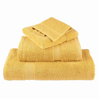 Toalha de Convidado SOLUND 2 pcs Ouro  550 gsm