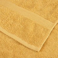 Toalhas de rosto premium SOLUND 4 unidades douradas 30x30 cm 600 g/m²
