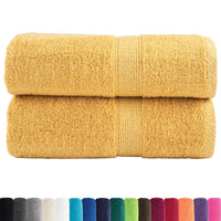 Toalhas de bidé premium SOLUND 2 pcs 30x50 cm 600 gsm dourado