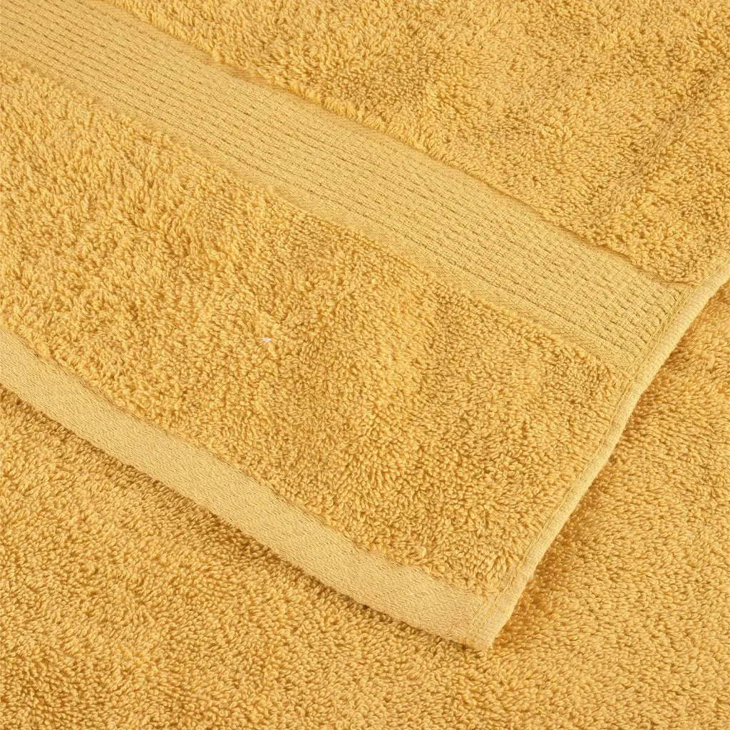 Toalhas de bidé premium SOLUND 4 pcs 30x50 cm 600 gsm dourado
