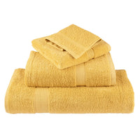 Toalhas de banho premium SOLUND 10pcs 70x140cm 600 gsm dourado