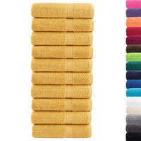 Toalhas de banho premium SOLUND 10pcs 100x150cm 600gsm dourado