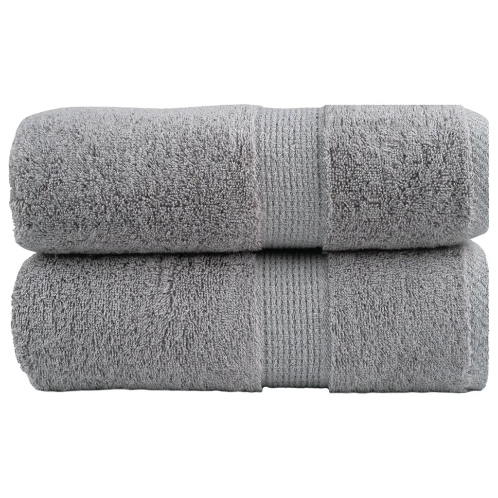 Toalhas de rosto premium SOLUND 2 peças cinza 30x30 cm 600 g/m²