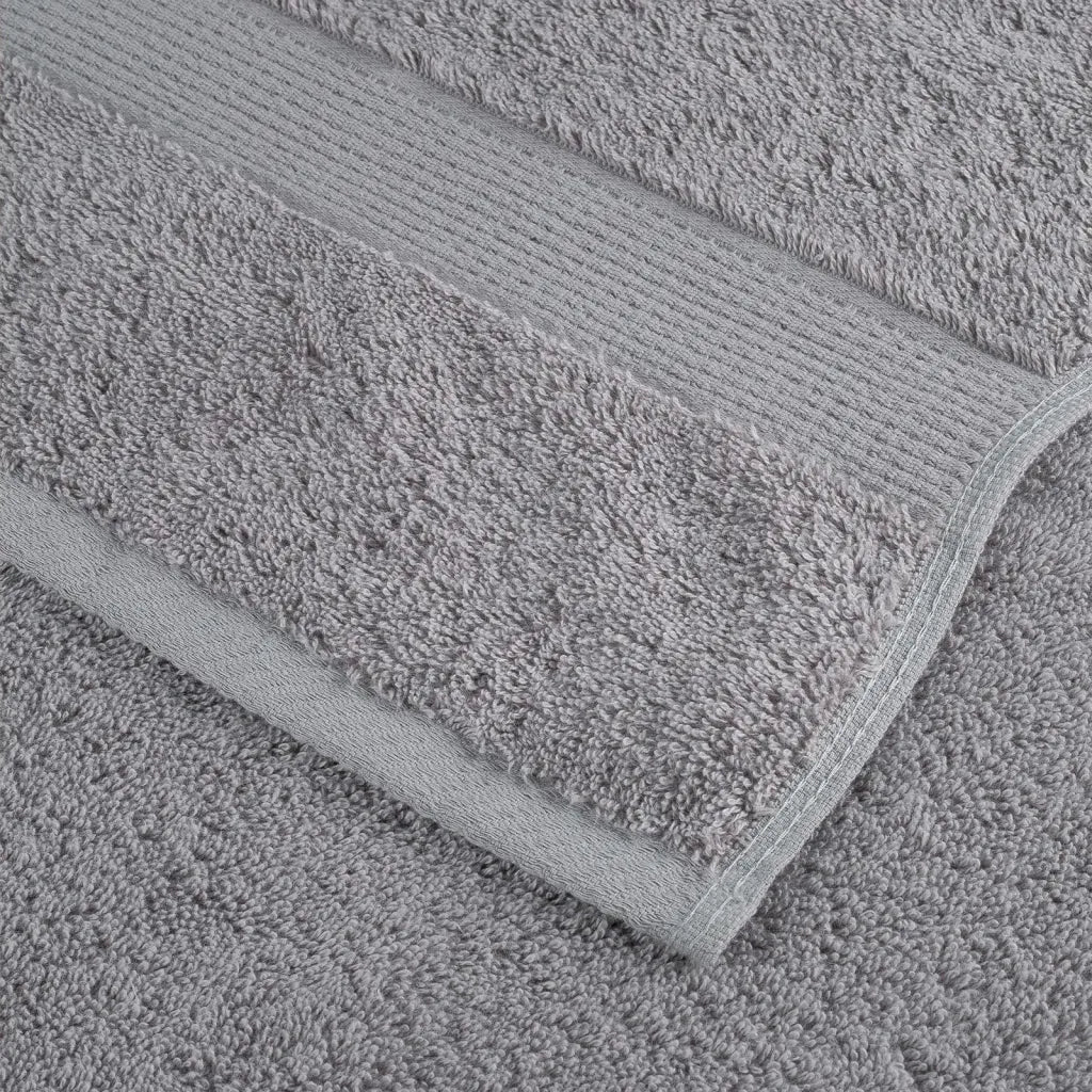 Toalhas de rosto premium SOLUND 2 peças cinza 30x30 cm 600 g/m²