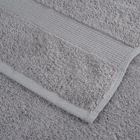 Toalhas de rosto premium SOLUND 10 unidades cinza 30x30 cm 600 g/m²