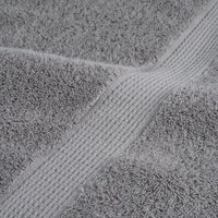 Toalhas de rosto premium SOLUND 10 unidades cinza 30x30 cm 600 g/m²