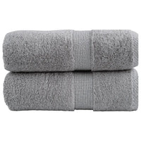 Toalhas de bidé premium SOLUND 2 pcs 30x50 cm 600 gsm cinzento