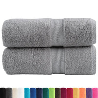 Toalhas de bidé premium SOLUND 2 pcs 30x50 cm 600 gsm cinzento