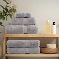 Toalhas de bidé premium SOLUND 2 pcs 30x50 cm 600 gsm cinzento