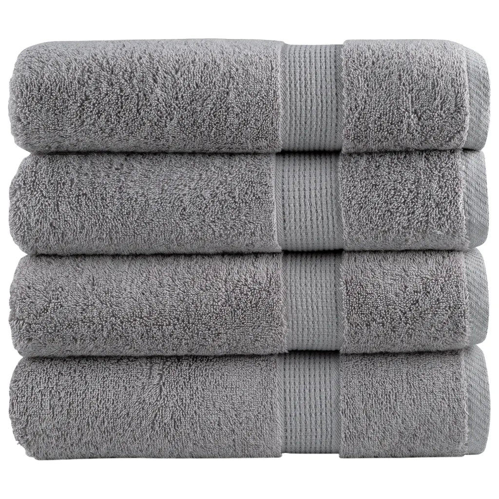 Toalhas de mãos premium SOLUND 4pcs 50x100 cm 600 gsm cinzento