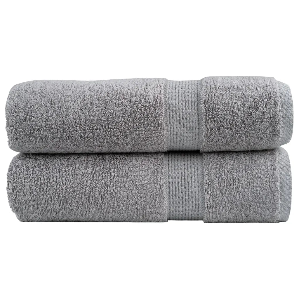 Toalhas de banho premium SOLUND 2pcs 70x140cm 600 gsm cinzento