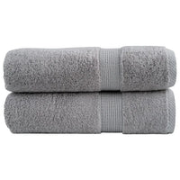 Toalhas de banho premium SOLUND 2pcs 70x140cm 600 gsm cinzento