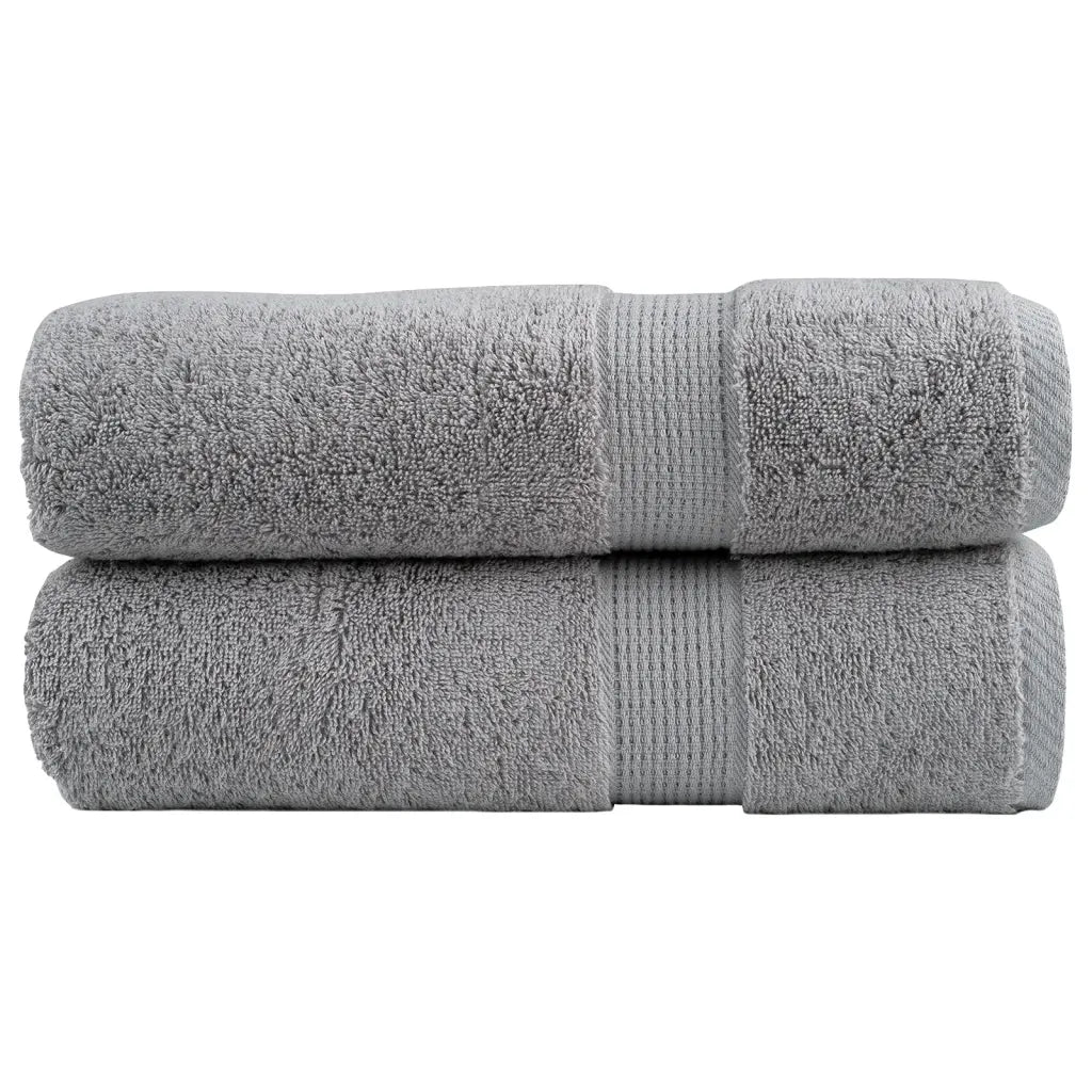 Toalhas de banho premium SOLUND 2pcs 100x150cm 600gsm cinzento