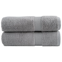 Toalhas de banho premium SOLUND 2pcs 100x150cm 600gsm cinzento