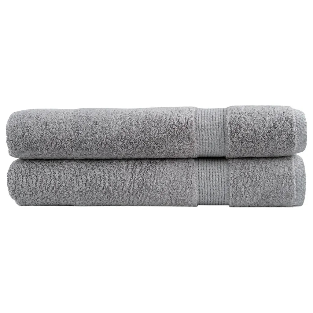 Toalhas premium SOLUND 2 pcs 100x200 cm 600 gsm cinzento