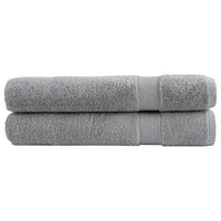 Toalhas premium SOLUND 2 pcs 100x200 cm 600 gsm cinzento