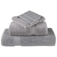 Toalhas premium SOLUND 4 pcs 100x200 cm 600 gsm cinzento
