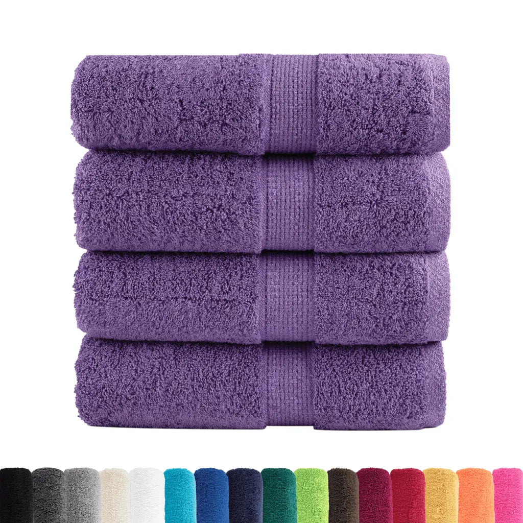 Toalhas de bidé premium SOLUND 4 pcs 30x50 cm 600 gsm