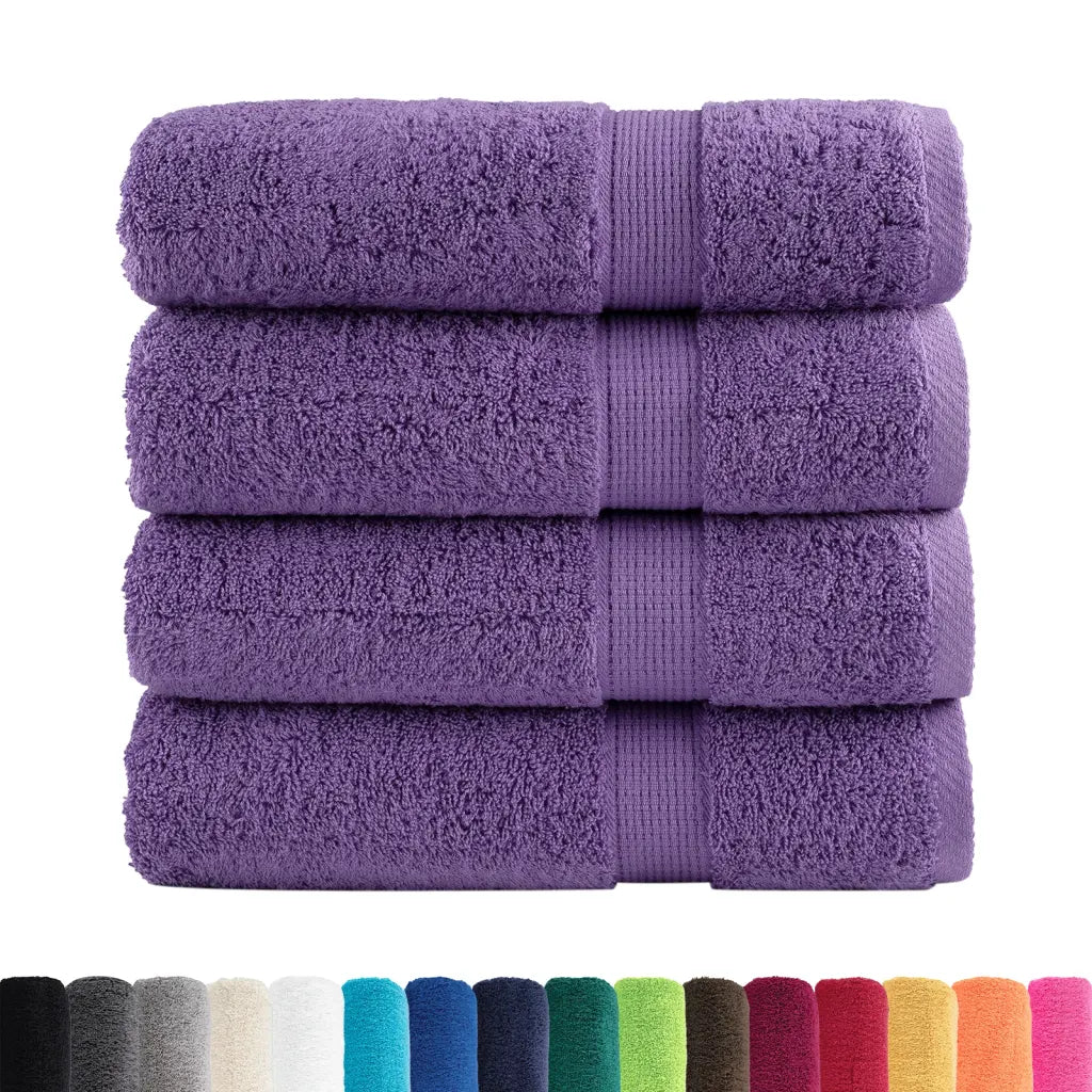 Toalhas de banho premium SOLUND 4 pcs 70x140 cm 600 gsm