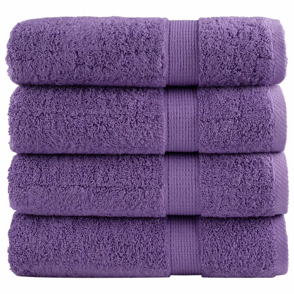 Toalhas de banho premium SOLUND 4 pcs 100x150 cm 600 gsm verde