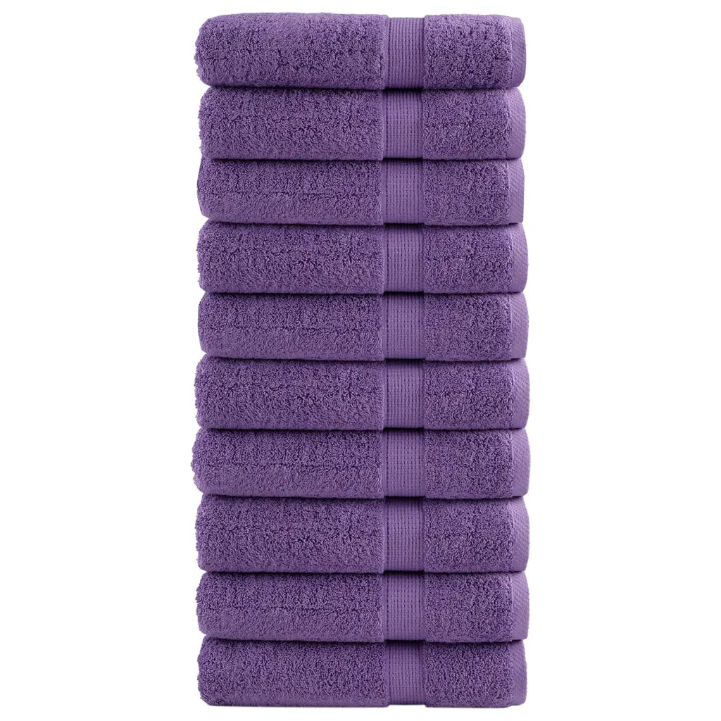 Toalhas de banho premium SOLUND 10pcs 100x150 cm 600 gsm verde
