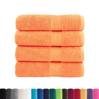 Toalhas de banho premium SOLUND 4 pcs 100x150 cm 600 gsm verde