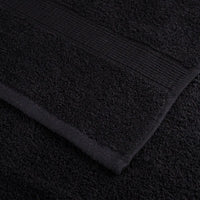 Toalhas de rosto premium SOLUND 2 peças pretas 30x30 cm 600 g/m²