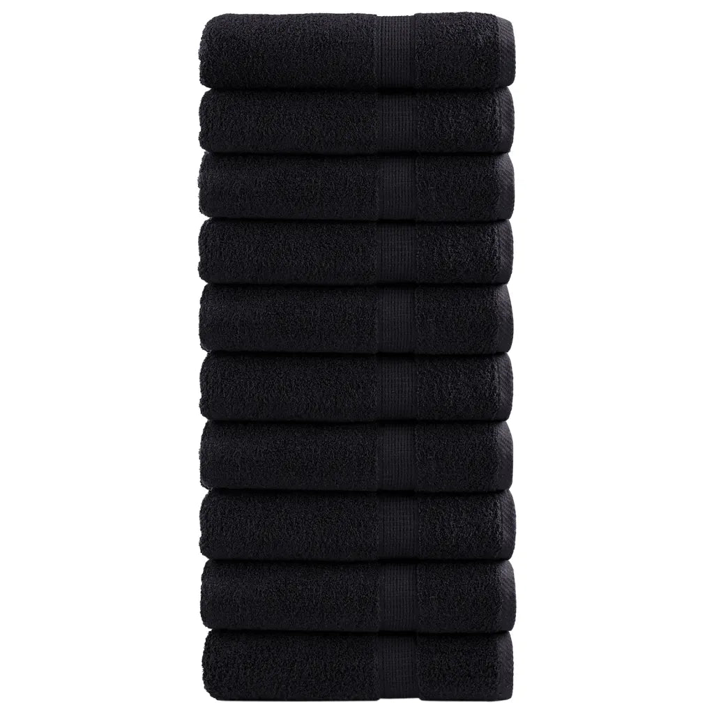 Toalhas de banho premium SOLUND 10pcs 100x150 cm 600 gsm verde